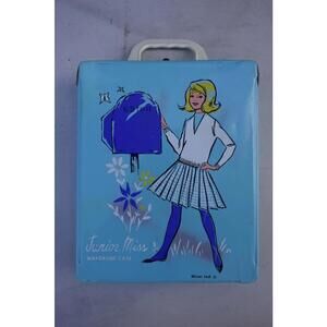 Vintage Junior Miss Wardrobe Case with Doll Clothes